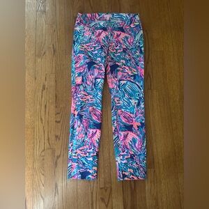 💙💕Lilly Pulitzer True Blue Seas The Day Kelly Skinny Ankle pant Size 2💙💕